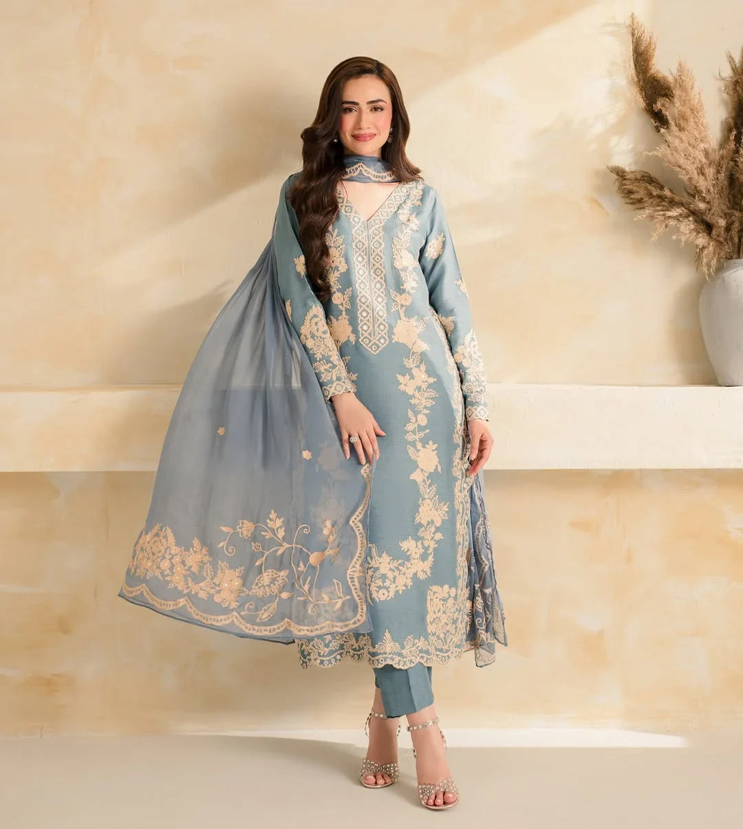 Nazneen Emb 3pc